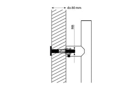 WA - Connecting material WA/C pc WOOD, PVC, AL