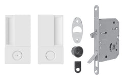 AGB - WAVE - HR WC sliding door set - shells and handles for sliding doors