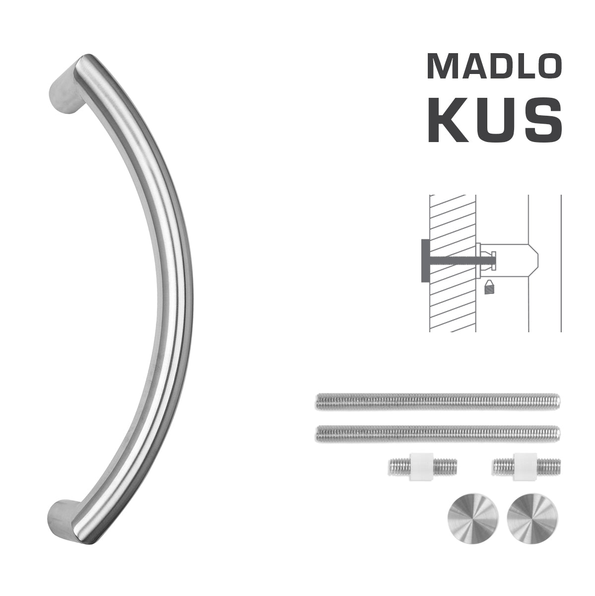FT - HANDLE code K39 â‚¬Å¡Â¬Â¹Ã†â€™Â¦ 32 mm UN pc - Round off-set handles