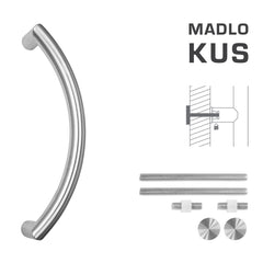 FT - HANDLE code K39 â‚¬Å¡Â¬Â¹Ã†â€™Â¦ 32 mm UN pc - Round off-set handles