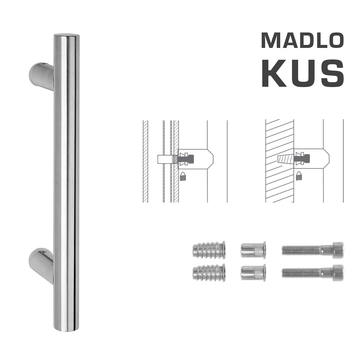 FT - HANDLE code K00 â‚¬Å¡Â¬Â¹Ã†â€™Â¦ 25 mm SP pcs - Round straight handle