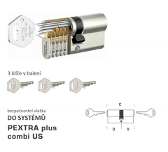 DORMAKABA DK - PEXTRA plus combi US - System safety inserts - BT3