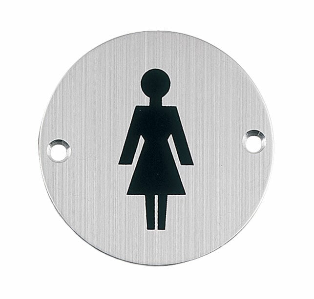 Tupai TI - Pictogram "Ladies" - round