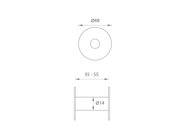 M.P MP - Peephole - COMPLETE - Optical peephole