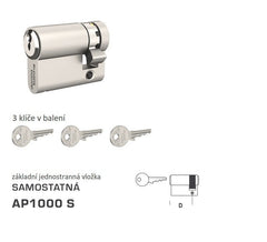 DORMAKABA DK - AP1000 S single-sided - Separate construction inserts