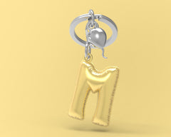 MTM - KEY KEY - Letter M - Key rings