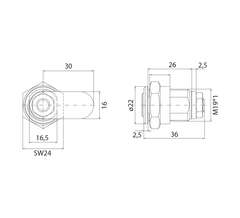 DORMAKABA DK - Box lock PENTA plus S/US BMZ - Mailbox accessories