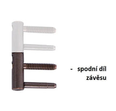 OV - Hinge adjustable lower 495/14