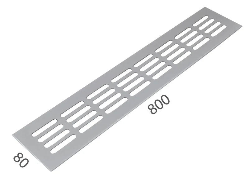 SRL - ALFA ventilation grille width 80 x 800 mm - Grilles width 80 mm