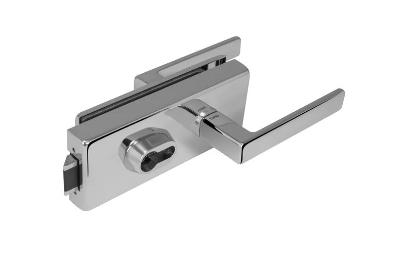 Tupai TI - LOCK for glass with handle SONIA 4015 - PZ - Locks for glass doors