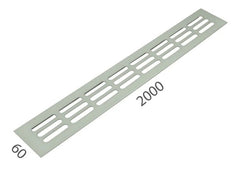 SRL - ALFA ventilation grille width 60 x 2000 mm - Grilles width 60 mm