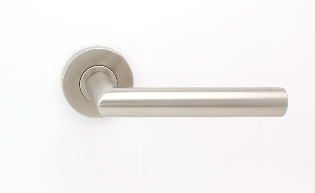 Safety Stainless Steel Door Handle R.811.ZB with insert cover