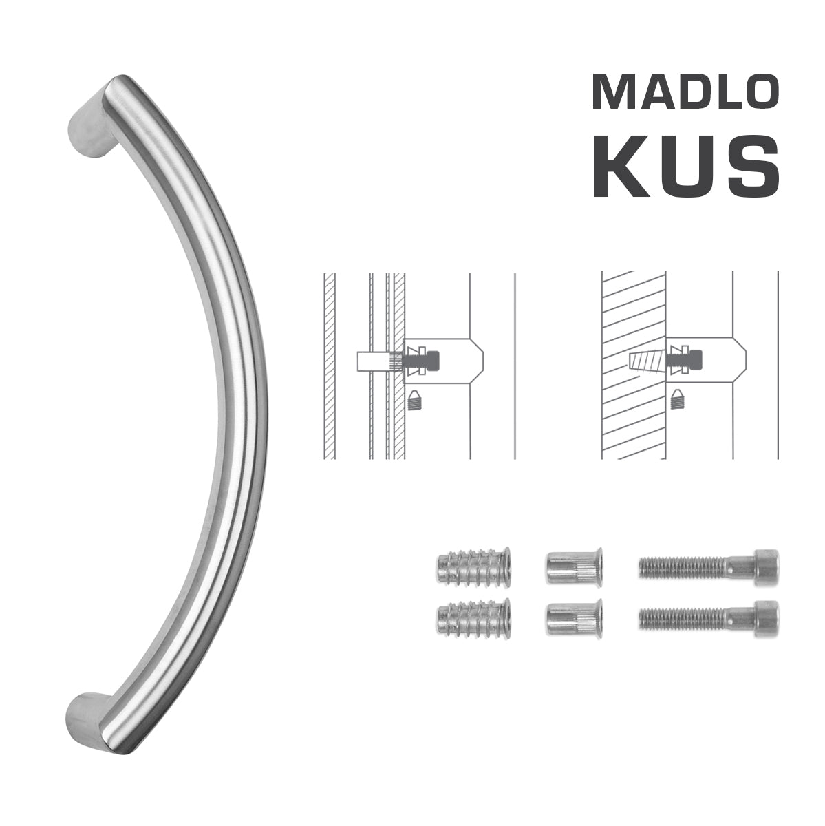 FT - HANDLE code K39 â‚¬Å¡Â¬Â¹Ã†â€™Â¦ 32 mm SP pcs - Round off-set handles