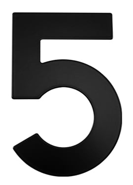 M.P MP - House number "5" - 152 mm