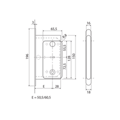 AGB - Set for revolving door WAVE - HR PZ - Shells for revolving doors