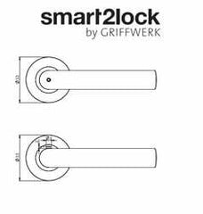 Griffwerk GK - LORITA PROF - R - S2L with locking - Handles on round rosettes