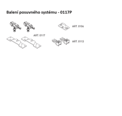 SC - Packing of sliding system 100 LEGGERA art.0117P