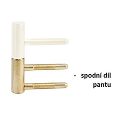 OV - Non-adjustable lower hinge 101/15