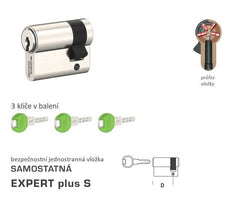 DORMAKABA DK - EXPERT plus S one-sided - Separate safety inserts - BT4
