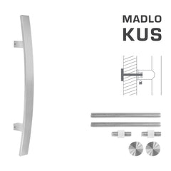 FT - HANDLE code K41C 40x10 mm UN pcs - straight