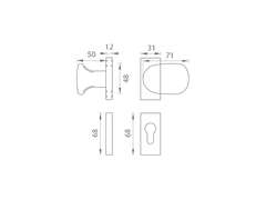 WA - MADLO FELIX Door Handle - UR