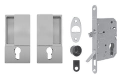 AGB - Set for sliding doors WAVE - HR PZ - shells and handles for sliding doors