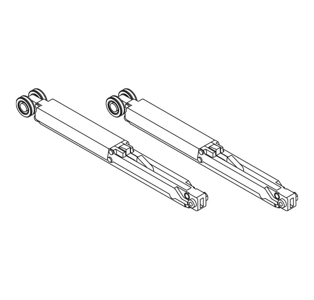 SC - Retarder 2 pcs 100 SILENT up to 40 kg art. 0197