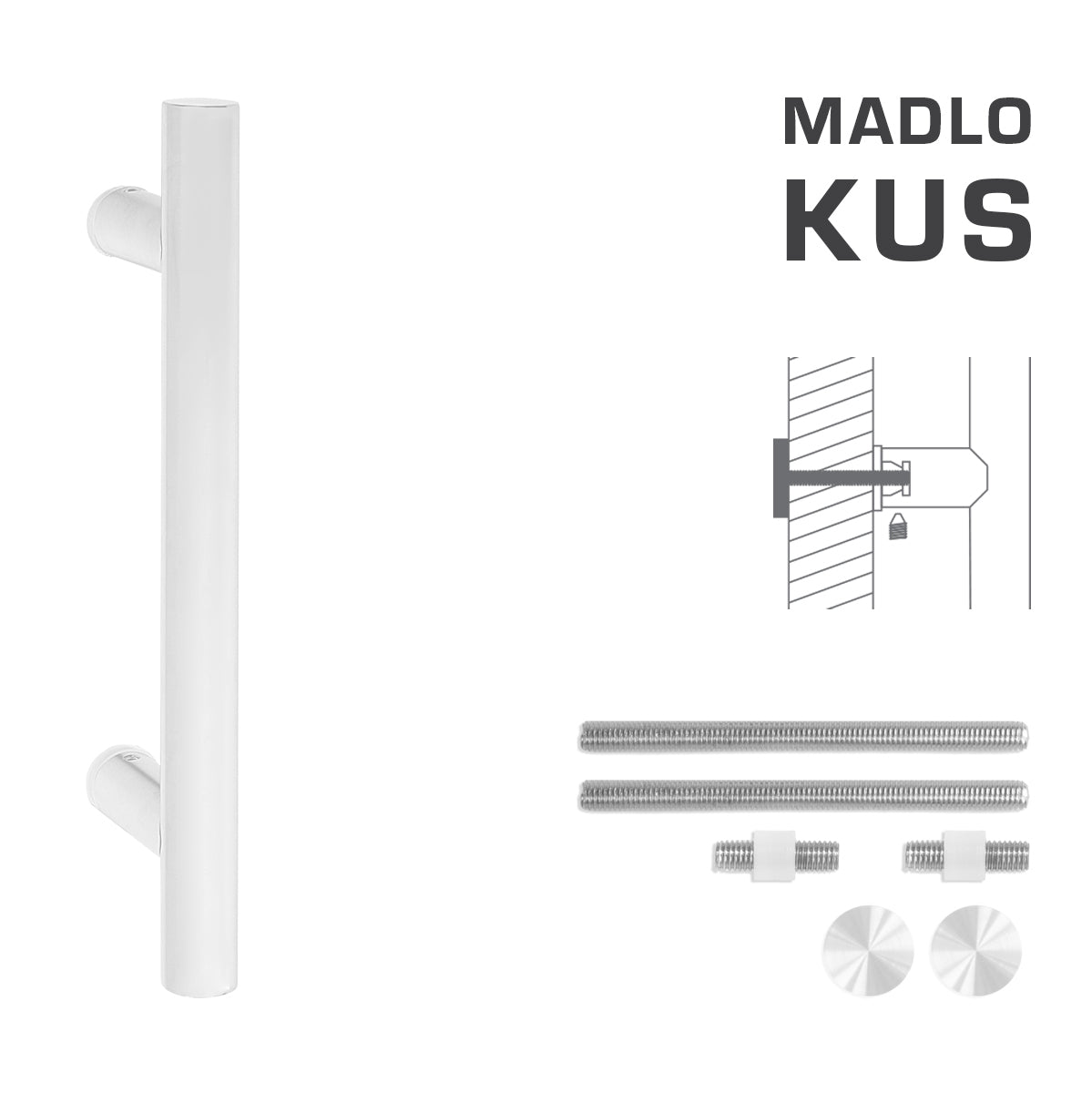 FT - HANDLE code K00 â‚¬Å¡Â¬Â¹Ã†â€™Â¦ 25 mm UN pc - Round straight handle
