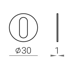 BORING - VERUM ITALY VM - ROSETTA - 1R - Round rosettes