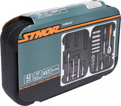 Gola set STHOR 1/4&quot; 42 pcs