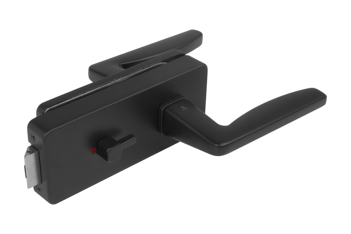 M.P MP - UNIQUE R8 - LOCK for glass with handle ERBA - WC - Locks for glass doors