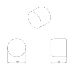 BORING - VERUM ITALY VM - PUNTO - WC key - Round rosettes