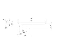 GZ - TS 1500 G Self-closing device with sliding bar