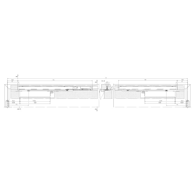 GZ - Boxer ISM strip for 2-leaf doors