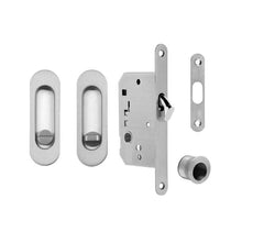 FT - Oval sliding door set - WC - shells and handles for sliding doors