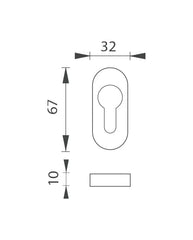 M.P MP - ROSE Rosette - UOR
