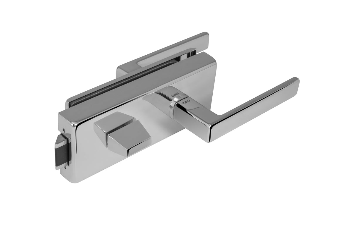 Tupai TI - LOCK for glass with handle SONIA 4026 - WC - Locks for glass doors