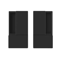 AGB - WAVE SHELLS for sliding doors without opening - Shells and handles for sliding wooden doors