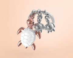 MTM - KEY RING - White turtle - Key rings