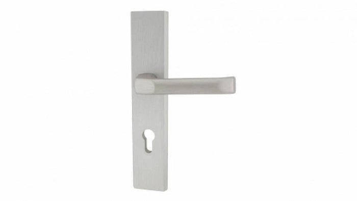 Alub NEO Titanium K+G -External Door Handle on a Backplate