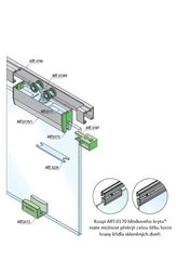 SC - SLIDING SYSTEM SERIES 100 SILENT GLASS 120 KG