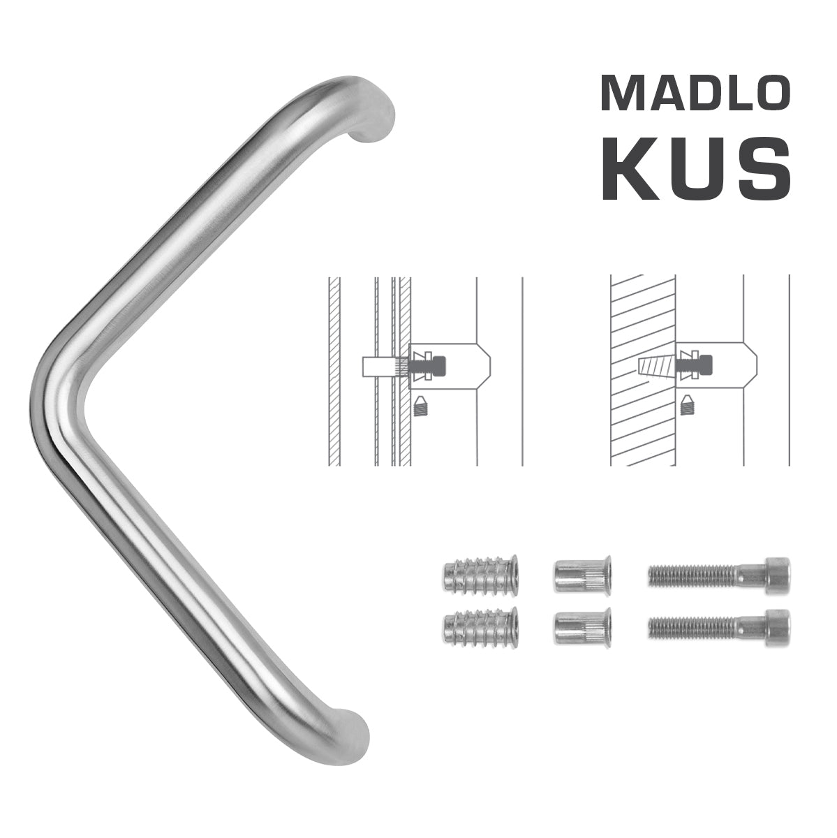 FT - HANDLE code K14T â‚¬Å¡Â¬Â¹Ã†â€™Â¦ 32 mm SP pcs - Round off-set handles