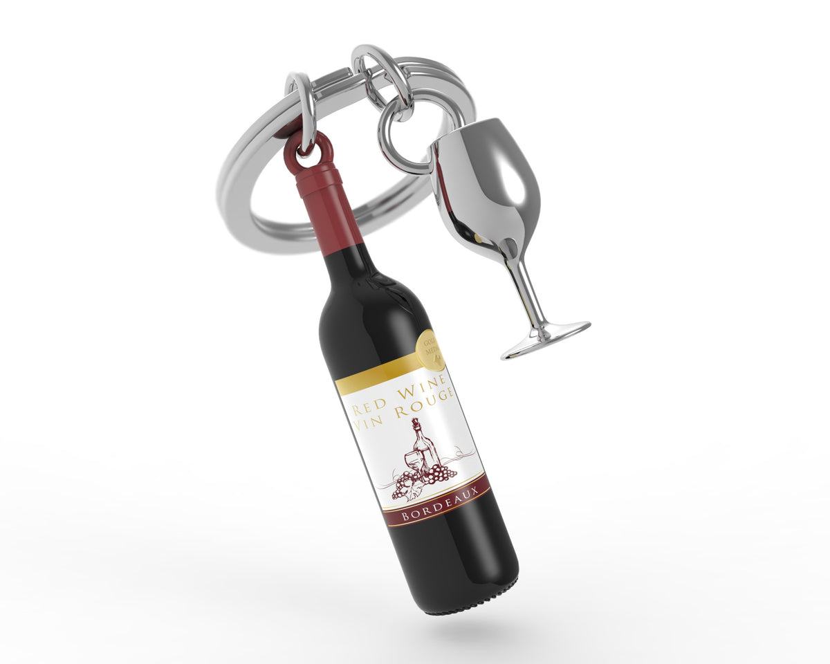 MTM - KEY - Bottle of wine - Key rings