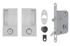 AGB - WAVE - HR WC sliding door set - shells and handles for sliding doors