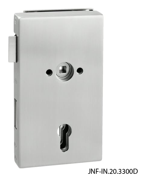 JNF - B Fittings for glass doors Square Rosette