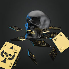 MTM - KEY FOB - Black skull - Key rings