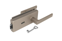 Tupai TI - LOCK for glass with handle SONIA 4025 - BB - Locks for glass doors