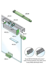 SC - SLIDING SYSTEM SERIES 100 SILENT GLASS WITH 100 KG SP