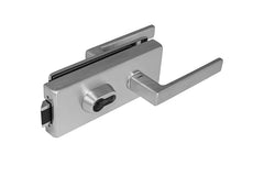 Tupai TI - LOCK for glass with handle SONIA 4015 - PZ - Locks for glass doors