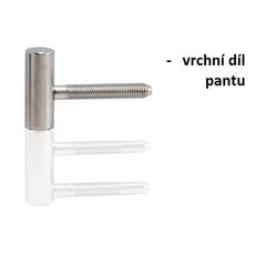 OV - Non-adjustable top hinge 100/15